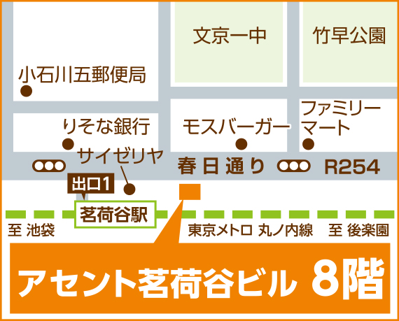 こひなたクリニックの地図